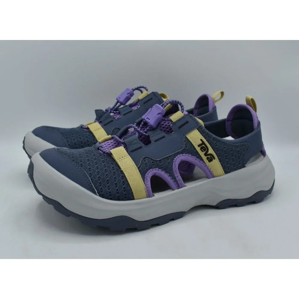Teva Womens Size 9 Outflow Closed Toe Blue Purple Amphibious Water Shoes‎